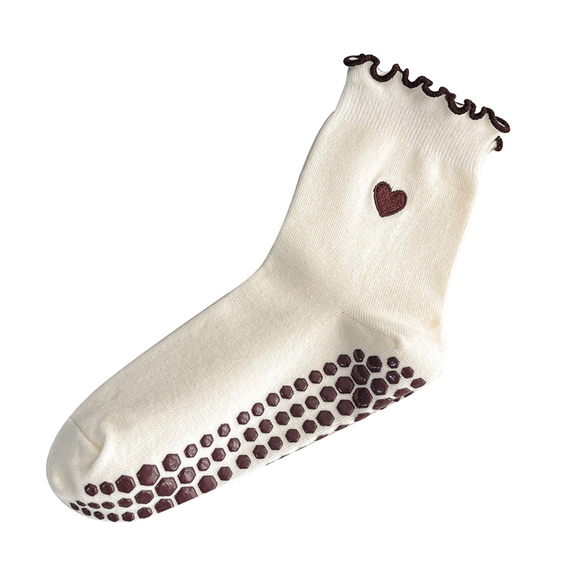 Yoga Socks Women Cotton Heart  - Grip Sock Yoga recension och pris
