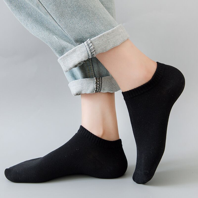 10 Pairs Bulk Black & White No - Ankle Sock Low Cut recension och pris