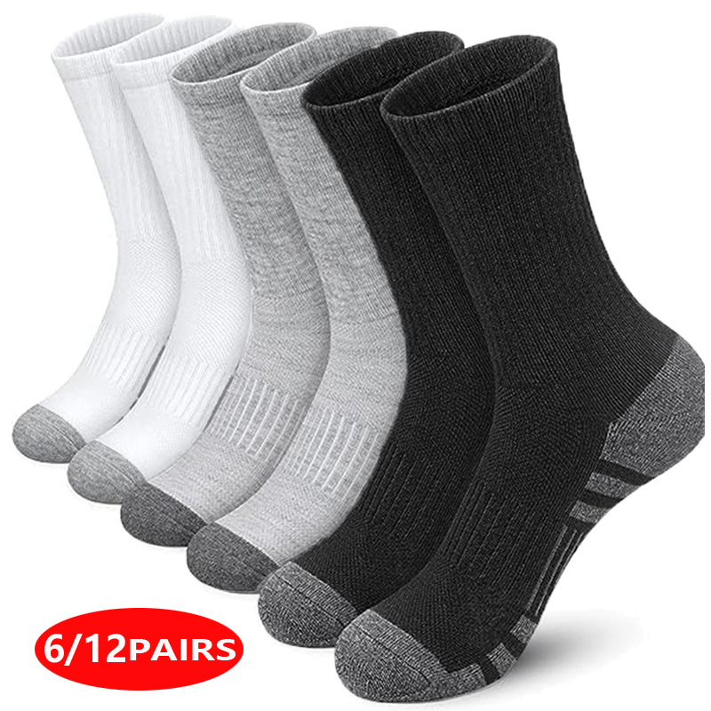 Men's High Performance Athleti - Cotton Crew Sock Pack recension och pris