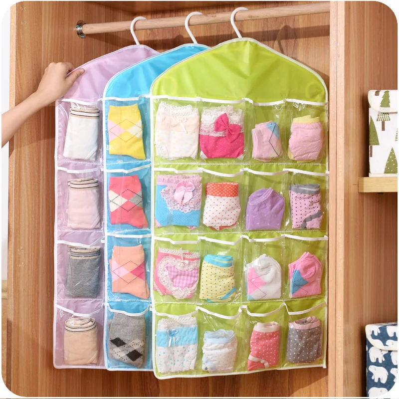 Hot 16Pockets WardrobePockets  - Sock Organizer Tray recension och pris