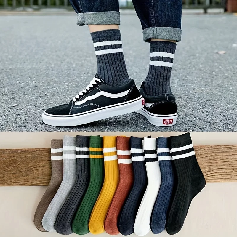 5-Pack Men's Novelty Socks – T - Cotton Crew Sock Pack recension och pris