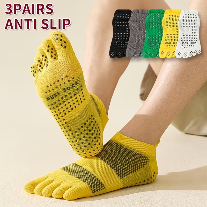 Men's 3-Pair Toe Socks Anti-Sl - Toe Sock Split recension och pris