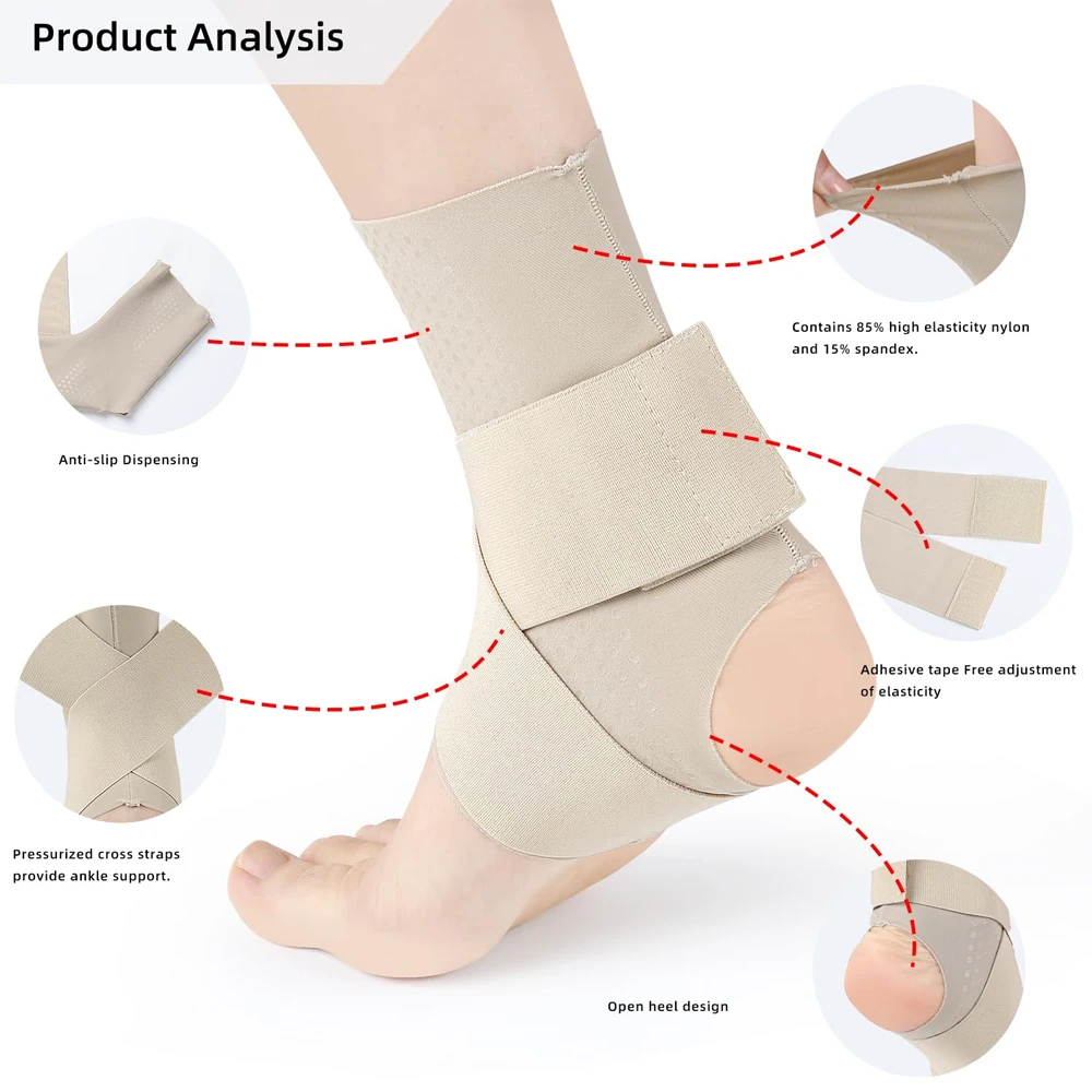 1Pcs Compression Ankle Brace S - Ankle Brace Sock recension och pris