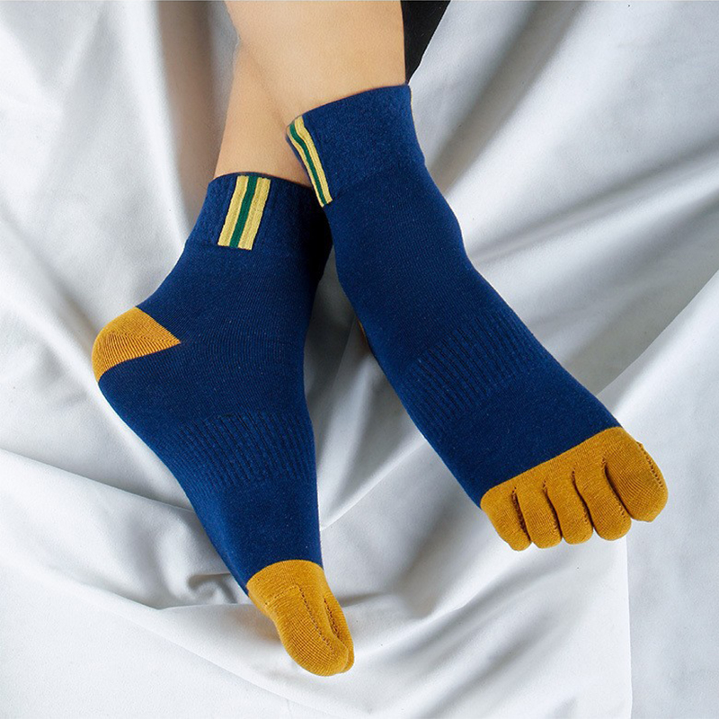 5 Pair Men's Casual Five-Toe C - Toe Sock Split recension och pris
