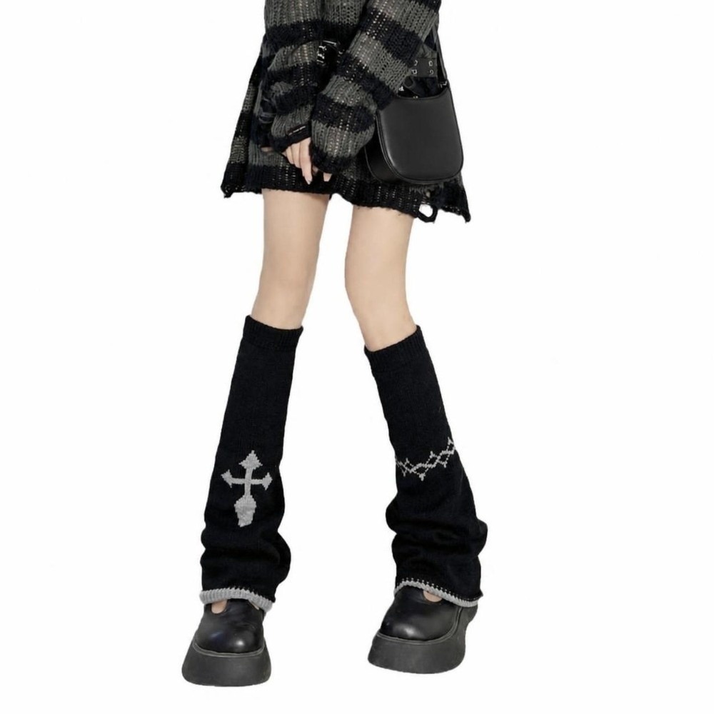 Alt Style Asymmetric Knit Leg  - Boot Sock Slouchy recension och pris