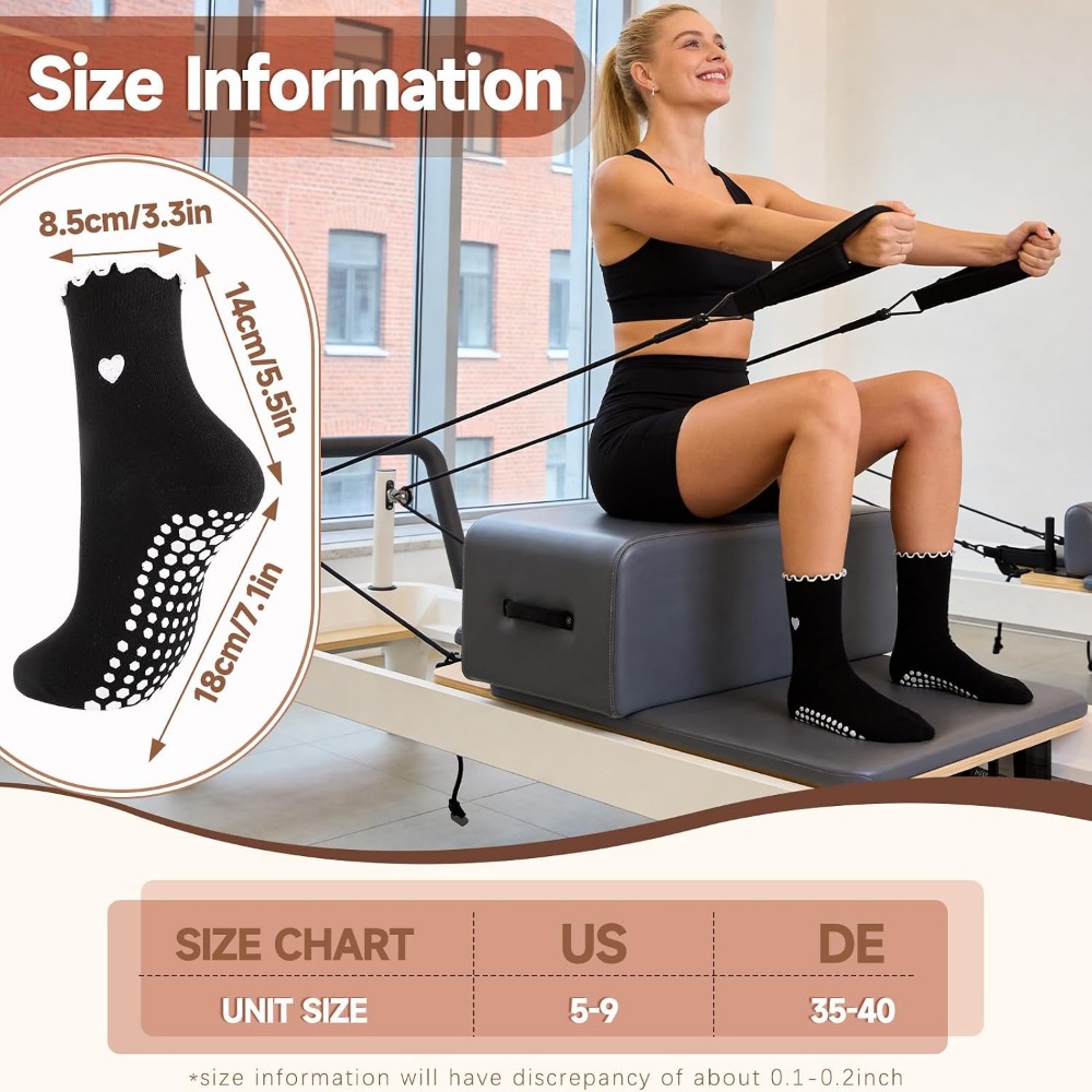 Stylish Yoga Socks with Non-Sl - Grip Sock Yoga recension och pris