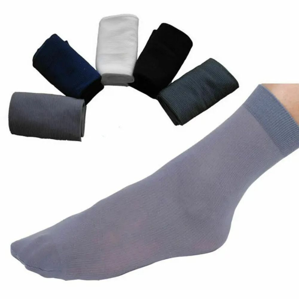 10pairs New Breathable Men Ice - Silk Sock Bamboo recension och pris