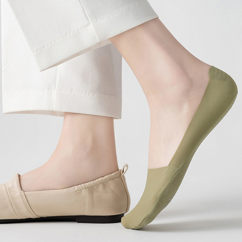No Show Socks Womens Nylon Non - Invisibility Sock Loafer recension och pris