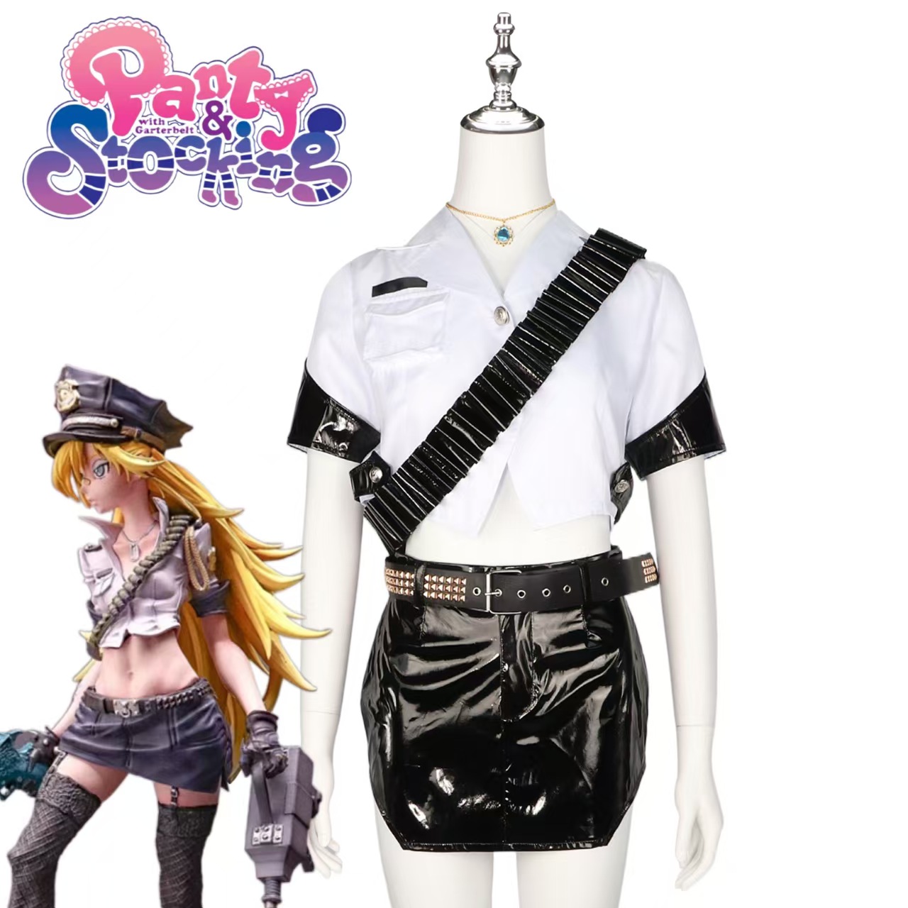Anime Panty Stocking Cosplay C - Fishnet Stocking Women recension och pris