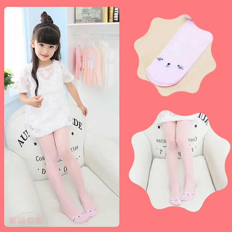 Sweet Cat Printed Girls Pantyh - Tights Pantyhose Sheer recension och pris