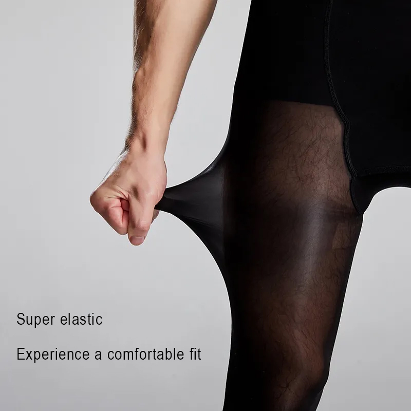 Plus Size Men Sexy Sheer Black - Tights Pantyhose Sheer recension och pris