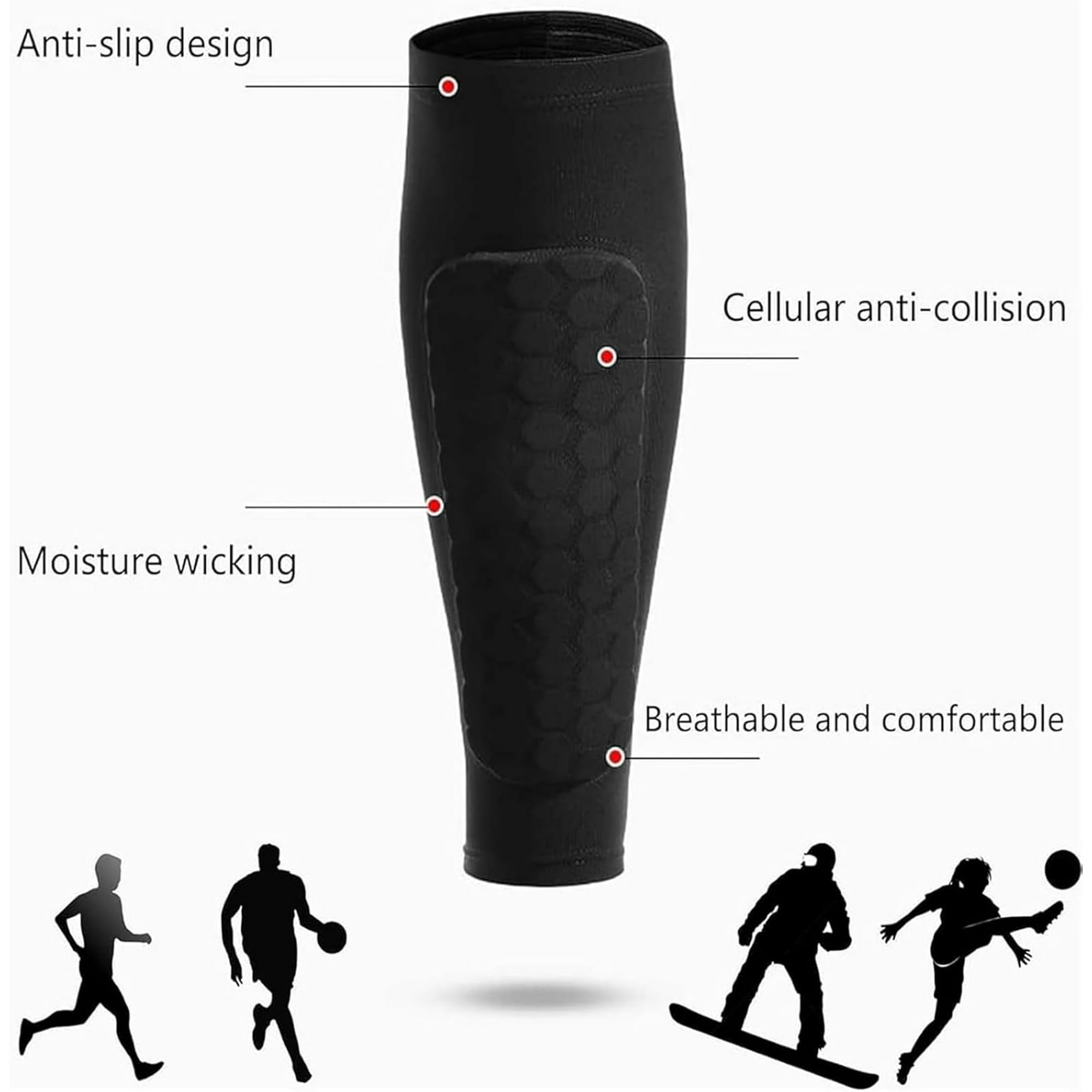 Soccer Shin Guards Shin Guard  - Compression Sleeve Calf recension och pris