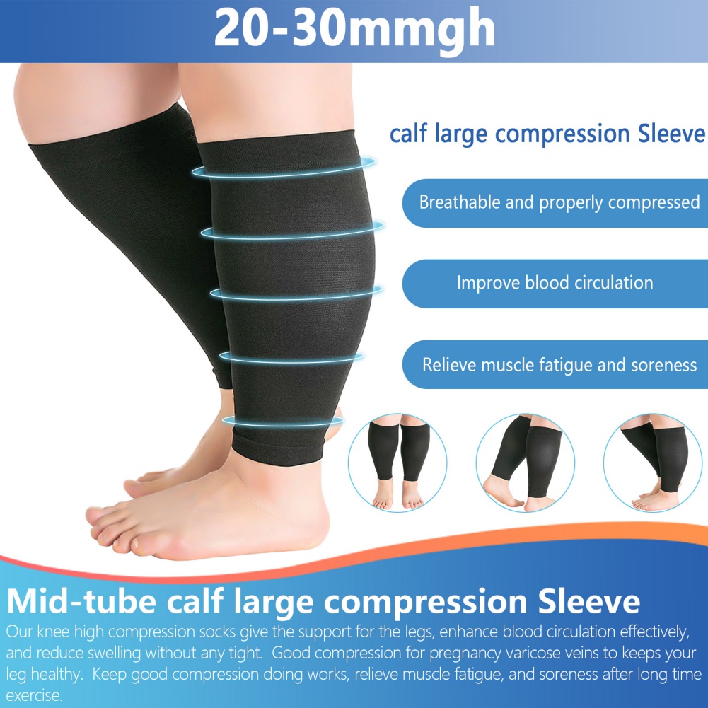 1 Pair Fitness Running Compres - Compression Sleeve Calf recension och pris