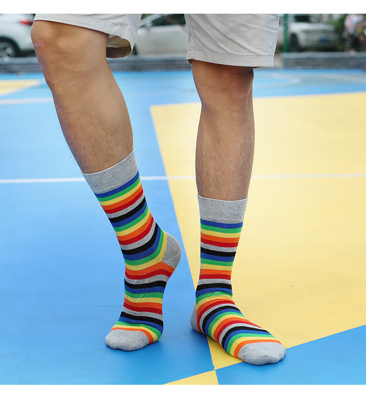 5Pairs Mens Fun Dress Socks, P - Cotton Crew Sock Pack recension och pris
