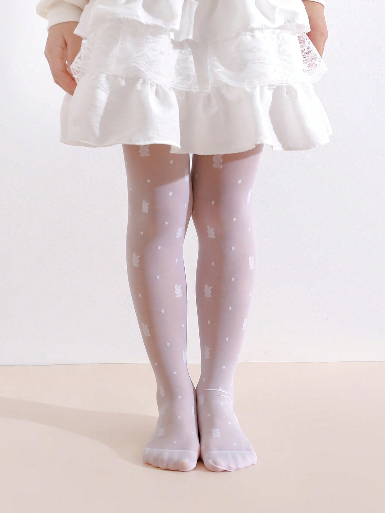 2Pack Toddler Girl Rabbit Prin - Tights Pantyhose Sheer recension och pris