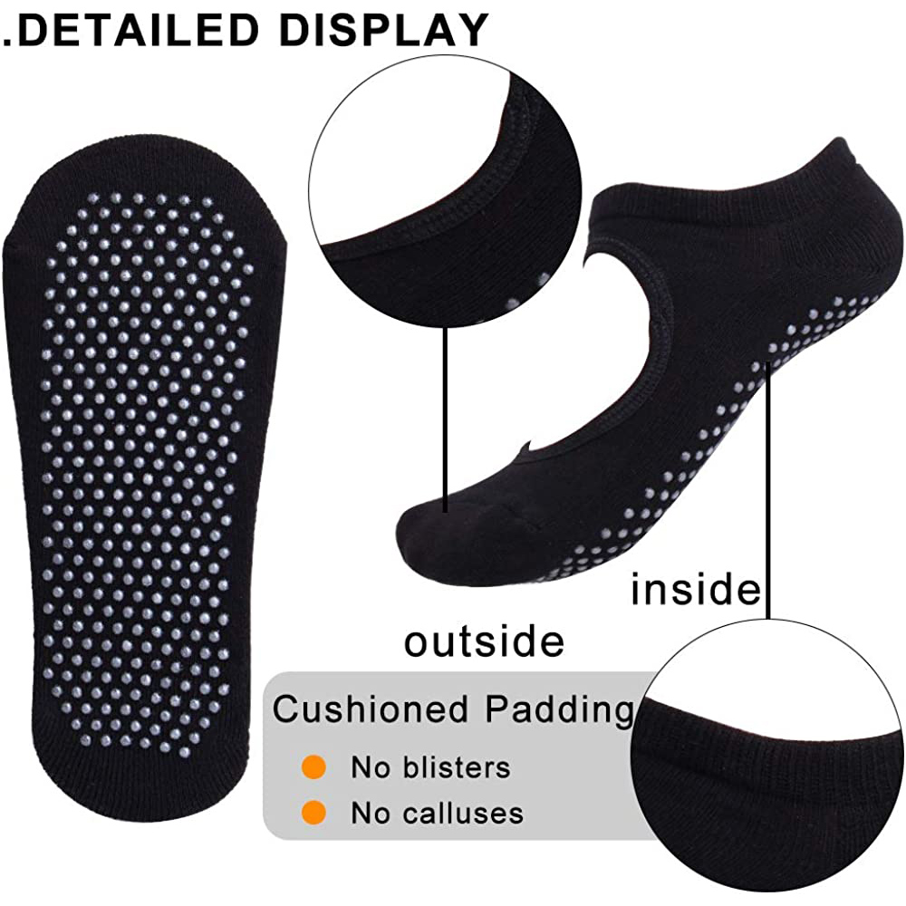 Backless Non-slip Fitness Pila - Grip Sock Yoga recension och pris