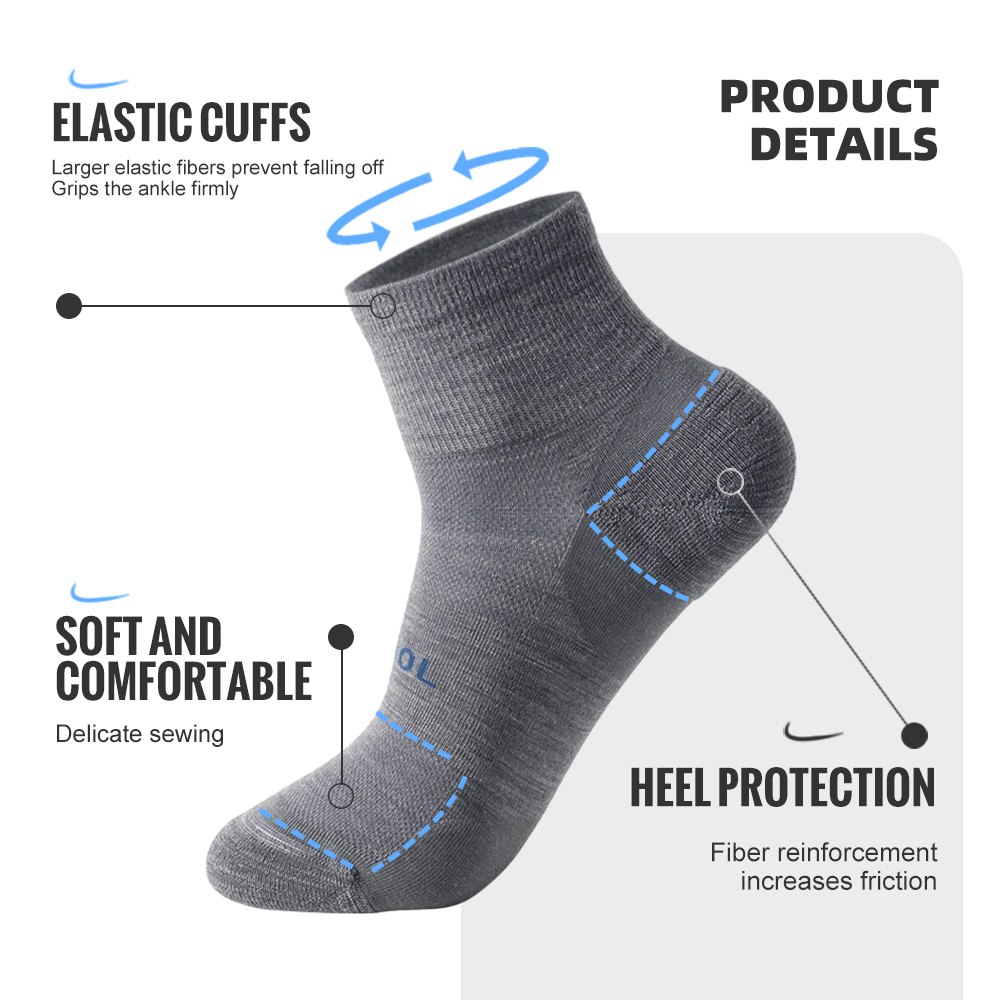 WRELS Merino Wool Socks Compre - Wool Hiking Sock recension och pris