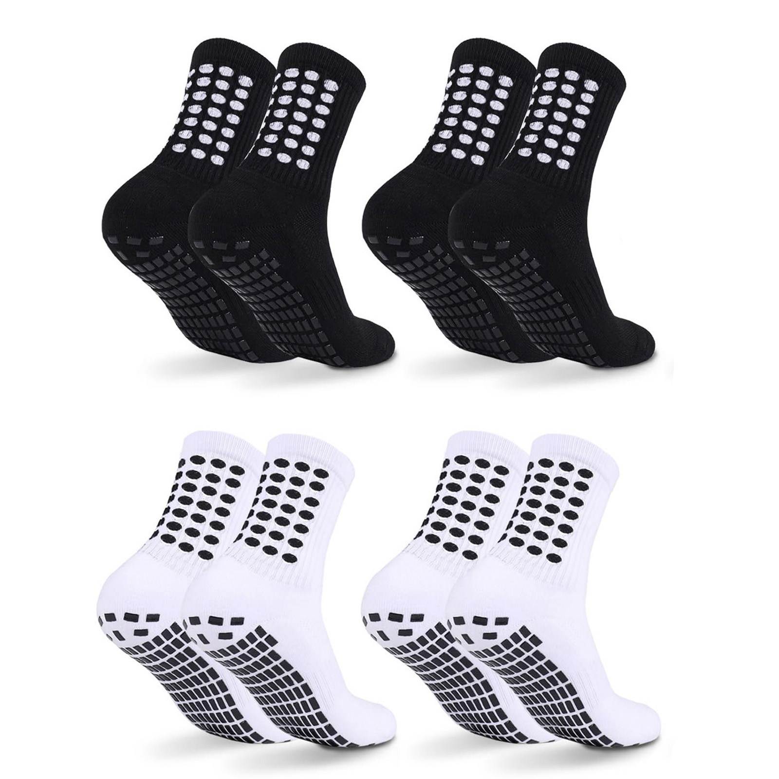 4/8Pairs Kids Grip Soccer Sock - Athletic Sock Cushion recension och pris