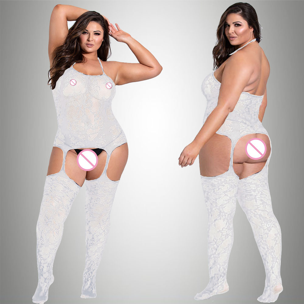 New Plus Size Bodystocking Bod - Fishnet Stocking Women recension och pris