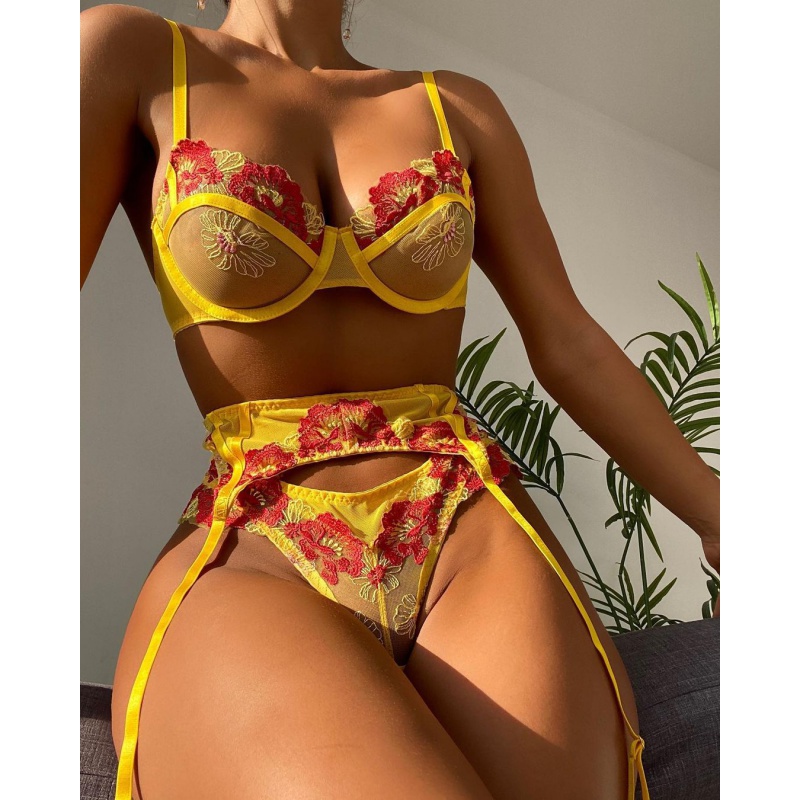 Bikini Fashion Lace Embroidery - Silk Sock Bamboo recension och pris