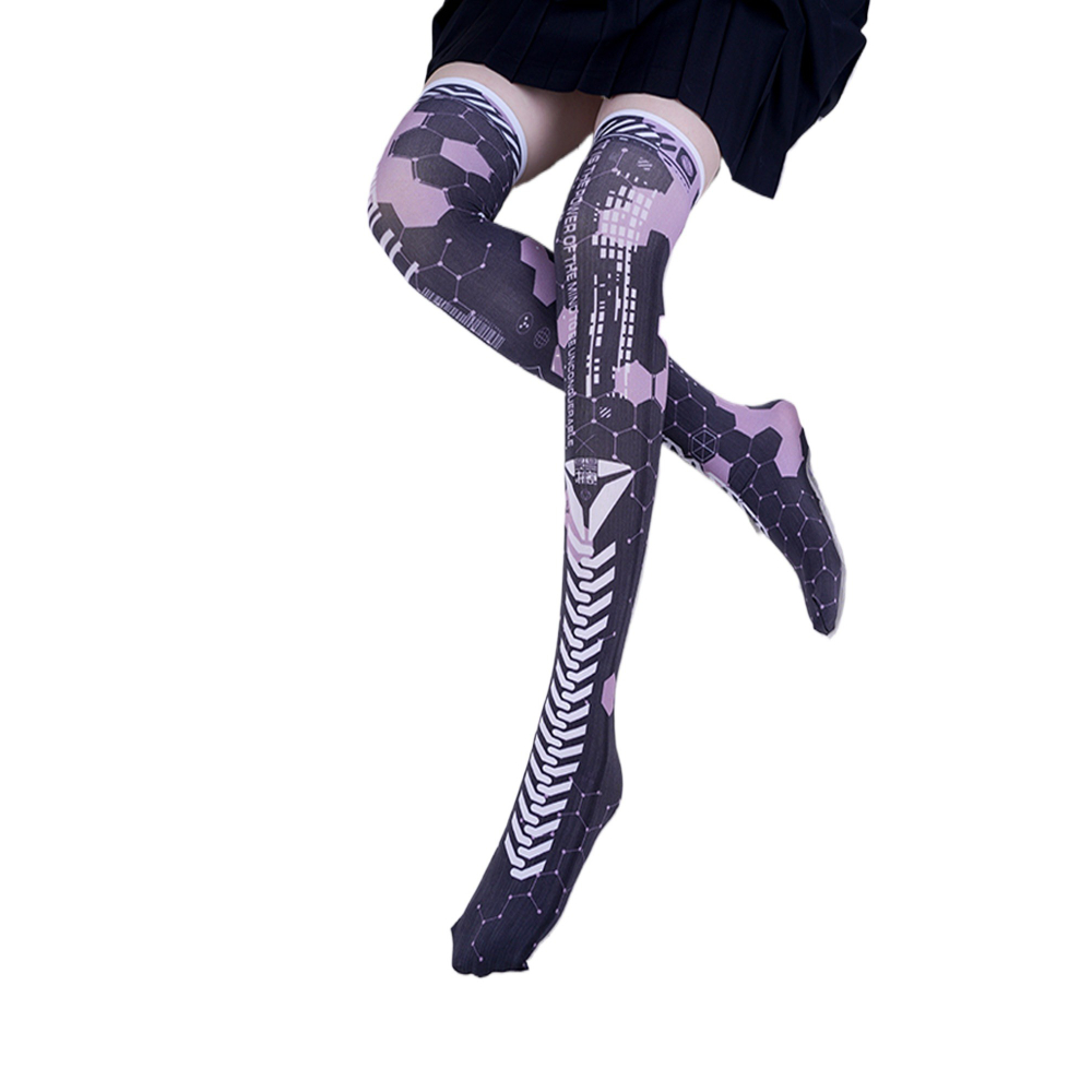 Anime Game Robot AI Mech Stock - Knee High Sock Women recension och pris