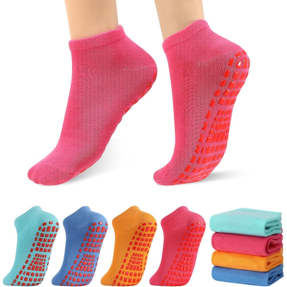 Non-Slip Yoga and Pilates Sock - Grip Sock Yoga recension och pris