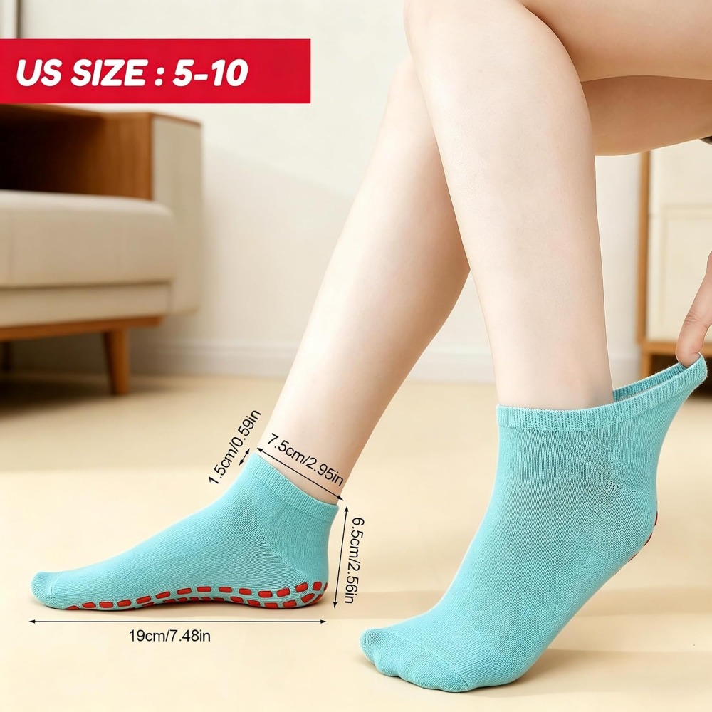 Non-Slip Yoga and Pilates Sock - Grip Sock Yoga recension och pris