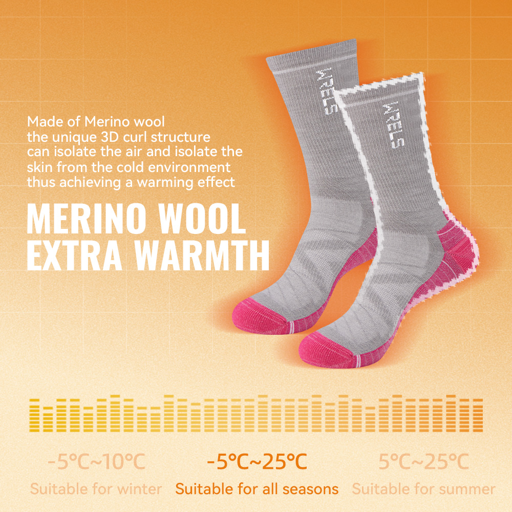 WRELS 1/2/3 Merino Wool Socks  - Thermal Sock Winter recension och pris