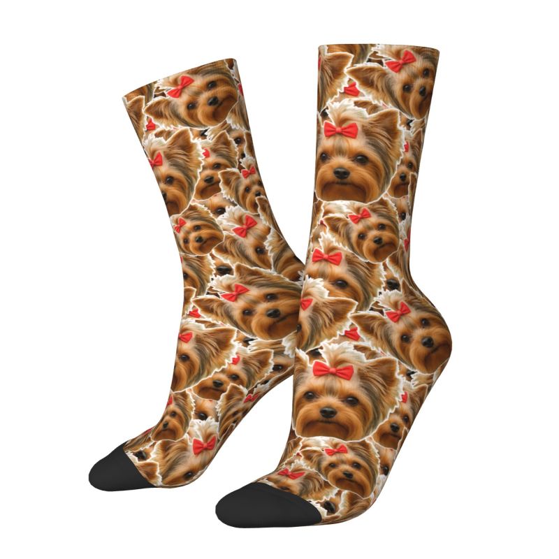 Cute Mens Personalized Dog Fac - Dress Sock Men recension och pris