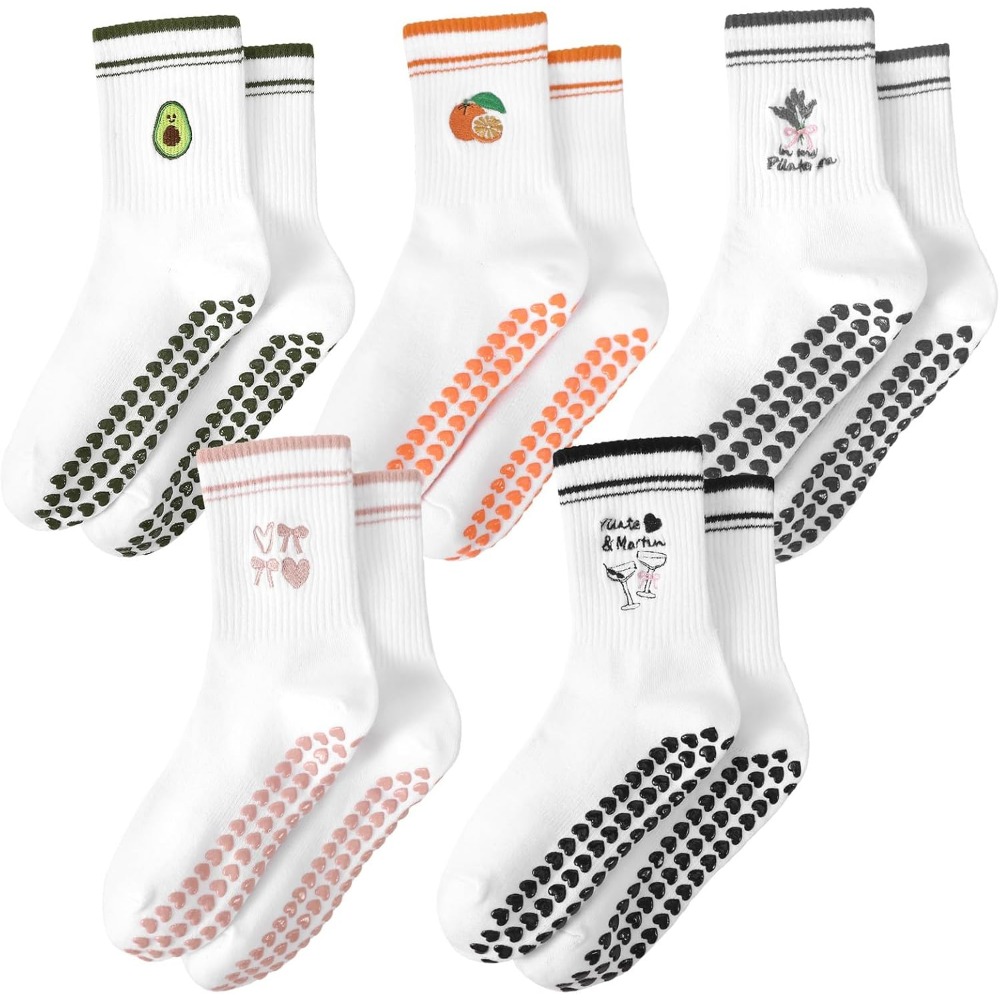Women's Cute Ruffled Yoga Sock - Grip Sock Yoga recension och pris
