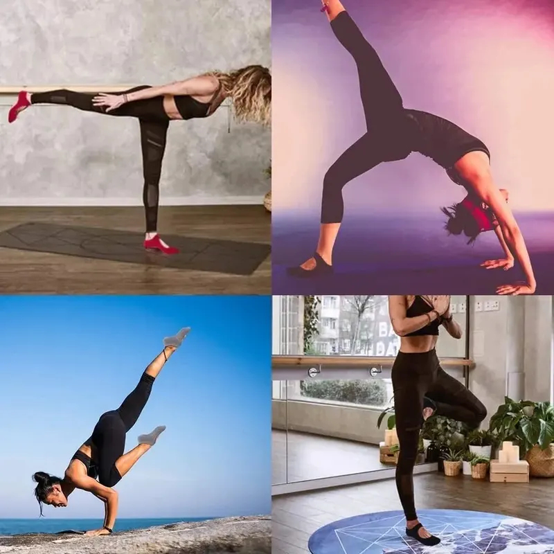 Backless Non-slip Fitness Yoga - Grip Sock Yoga recension och pris