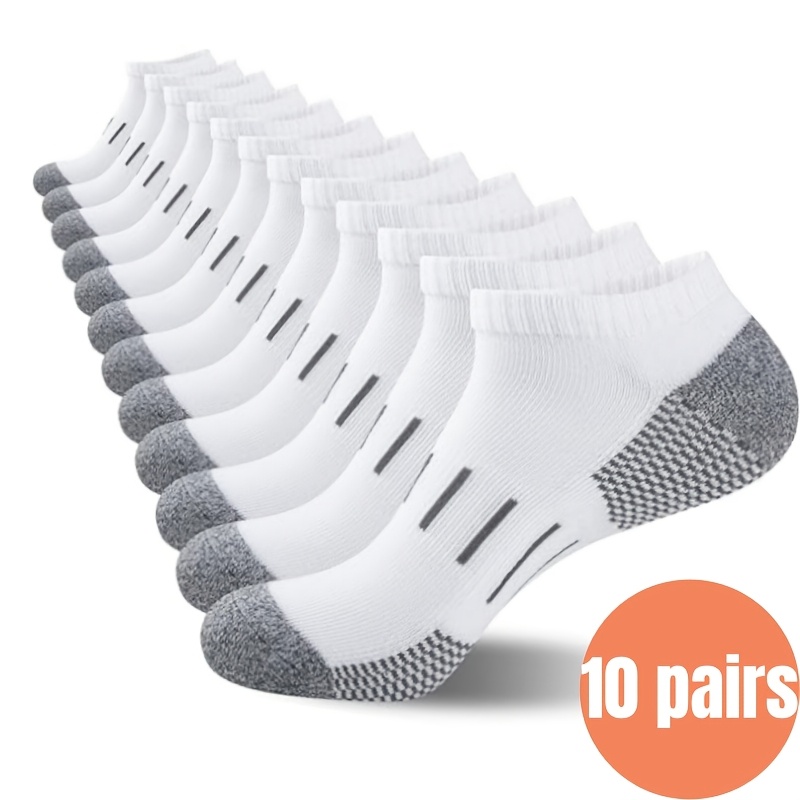10 Pairs Men's Ankle Socks Hee - Ankle Sock Low Cut recension och pris